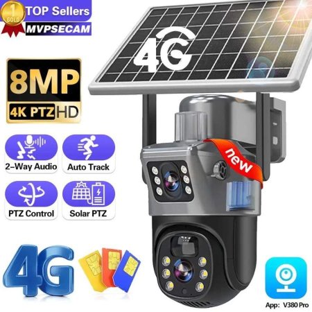 מצלמת פאנל סולארי כפול 2*1 